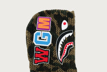 1ST CAMO CROCHET SHARK FULL ZIP HOODIE