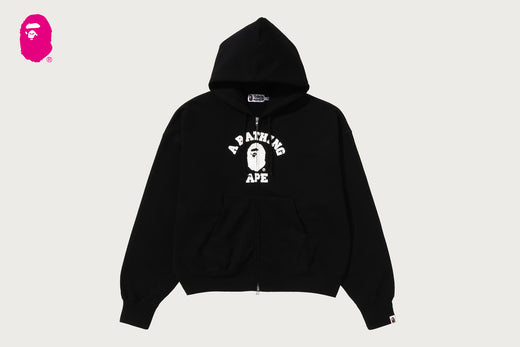 COLLEGE OVERSIZED ZIP HOODIE