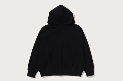BAPE LOGO CRYSTAL STONES OVERSIZED ZIP HOODIE