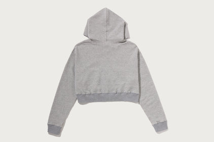 APE HEAD ONE POINT CROPPED ZIP HOODIE