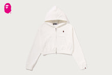 APE HEAD ONE POINT CROPPED ZIP HOODIE