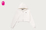 APE HEAD ONE POINT CROPPED ZIP HOODIE