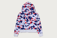 STA STRIKE CAMO LOGO CROPPED FULL ZIP HOODIE