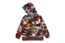 HYBRID CAMO SHARK ZIP HOODIE