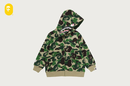 ABC CAMO SHARK ZIP HOODIE