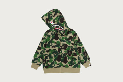 ABC CAMO SHARK ZIP HOODIE