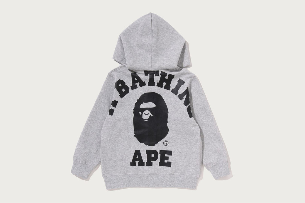 BAPE X MOUSSY 】COLLEGE LOGO ZIP HOODIE BAPE X MOUSSY 】COLLEGE