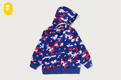STA STRIKE CAMO SHARK ZIP HOODIE
