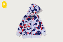 STA STRIKE CAMO SHARK ZIP HOODIE