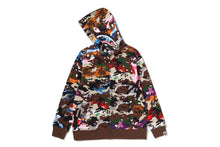 HYBRID CAMO SHARK ZIP HOODIE