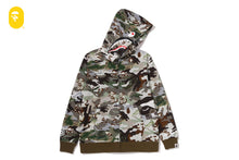 HYBRID CAMO SHARK ZIP HOODIE