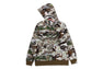 HYBRID CAMO SHARK ZIP HOODIE