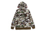 HYBRID CAMO SHARK ZIP HOODIE