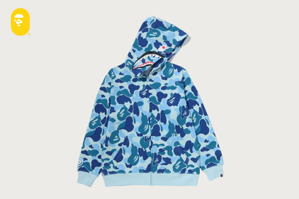 ABC CAMO SHARK ZIP HOODIE
