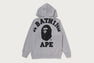 BIG COLLEGE ZIP HOODIE