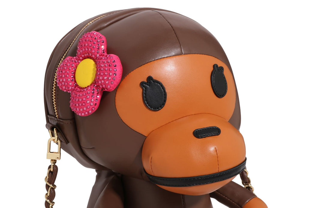 CRYSTAL STONE BABY LISA PLUSH DOLL SHOULDER BAG | bape.com
