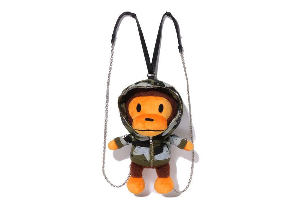 STAR OVER PRINT 1ST CAMO BABY MILO PLUSH DOLL BACKPACK | bape.com