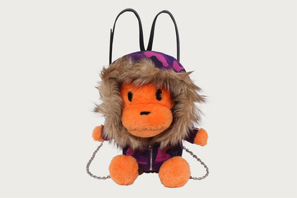 COLOR CAMO BABY MILO FUR DOLL BACKPACK