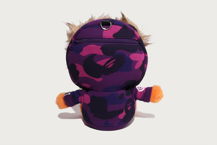 COLOR CAMO BABY MILO FUR DOLL BACKPACK