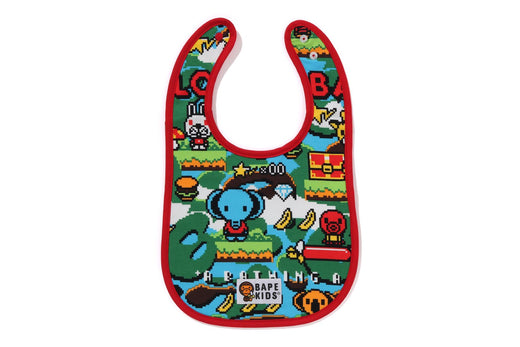 BABY MILO GAME PATTERN BIB