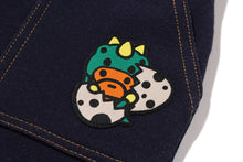 BABY MILO DINOSAUR JERSEY DENIM BABY PANTS