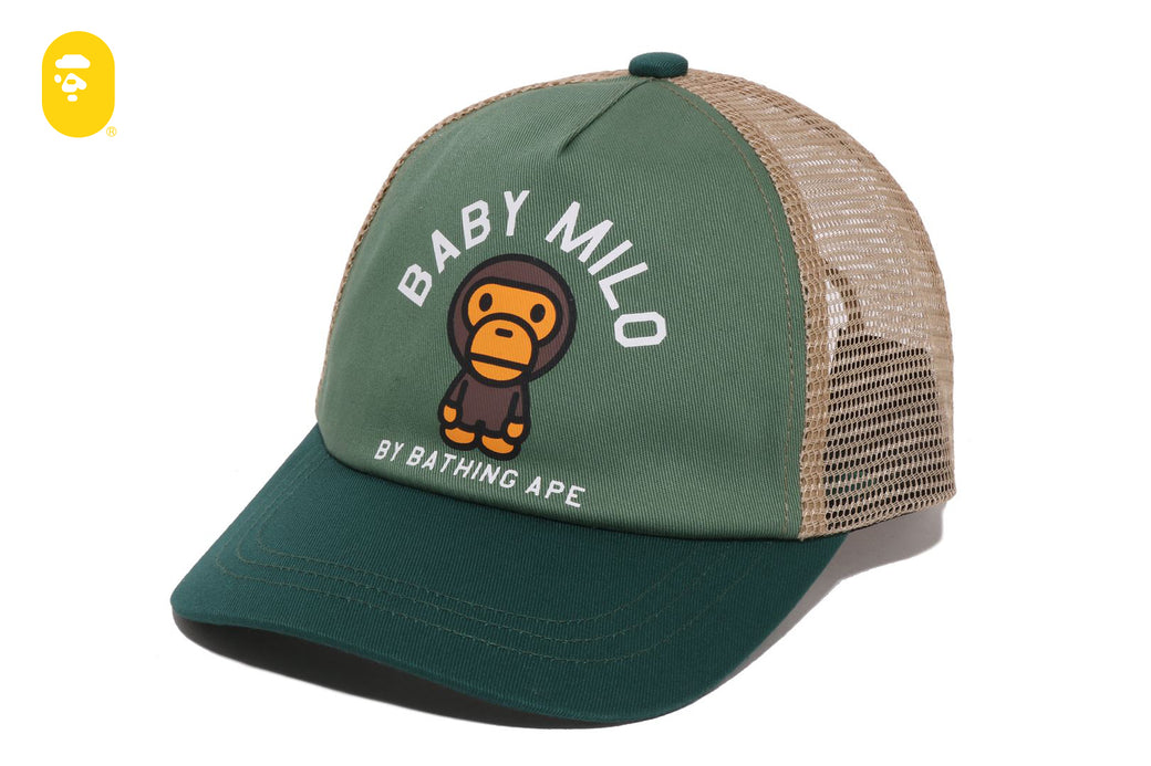 BABY MILO PANEL MESH CAP | bape.com