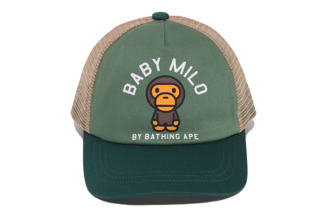 BABY MILO PANEL MESH CAP | bape.com