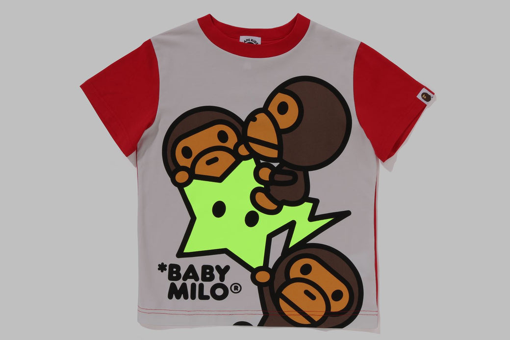 BABY MILO STA GLOW IN THE DARK PANEL PRINT TEE