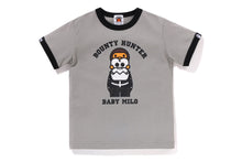 【 BAPE X BOUNTY HUNTER 】BABY MILO RINGER TEE