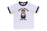 【 BAPE X BOUNTY HUNTER 】BABY MILO RINGER TEE