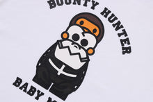 【 BAPE X BOUNTY HUNTER 】BABY MILO RINGER TEE