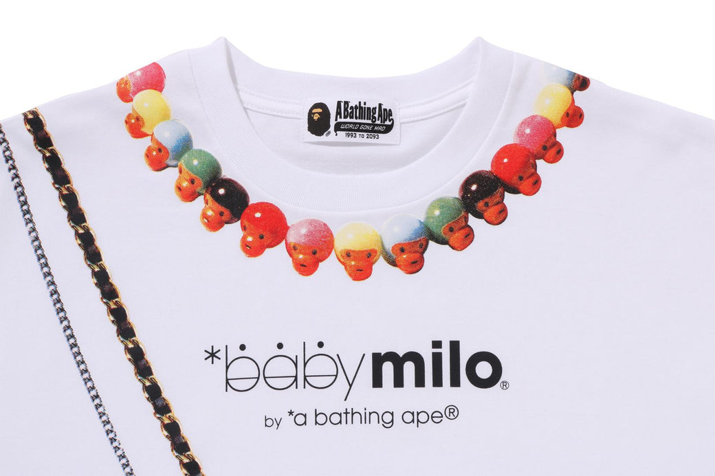 BABY MILO FAKE PRINT OVERSIZED TEE | bape.com