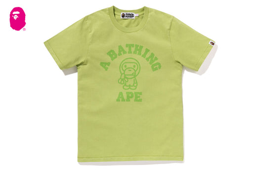 bape milo college tee　エイプべイプ　Tシャツ　カレッジロゴ A BATHING APE® College Monogram Baby Milo Tee | Bape