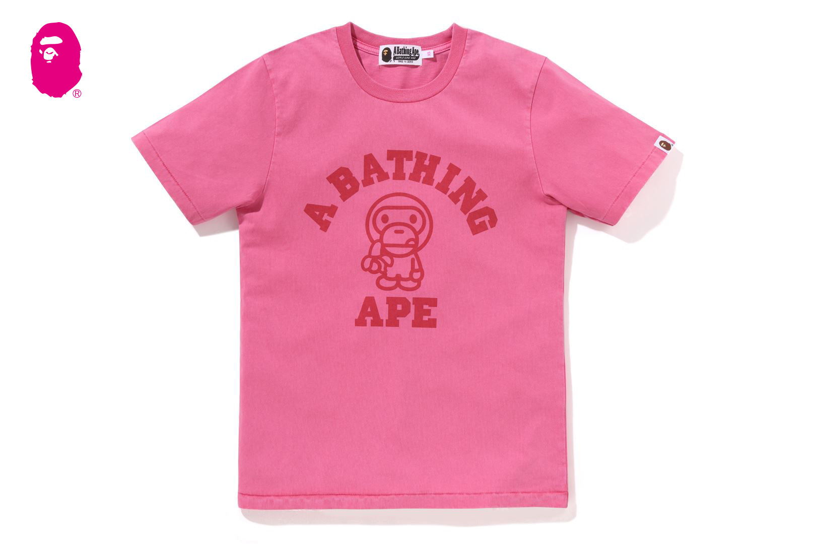 tシャツ OVERDYE MILO COLLEGE TEE レディース A BATHING APE Ladies' OVERDYE MILO COLLEGE TEE