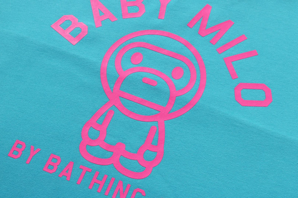 BABY MILO NEON PRINT RELAXED FIT TEE | bape.com