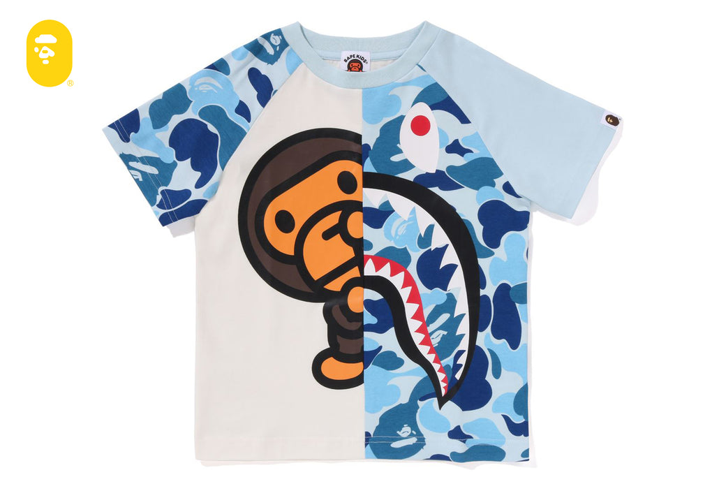 ABC CAMO SHARK MILO TEE | bape.com
