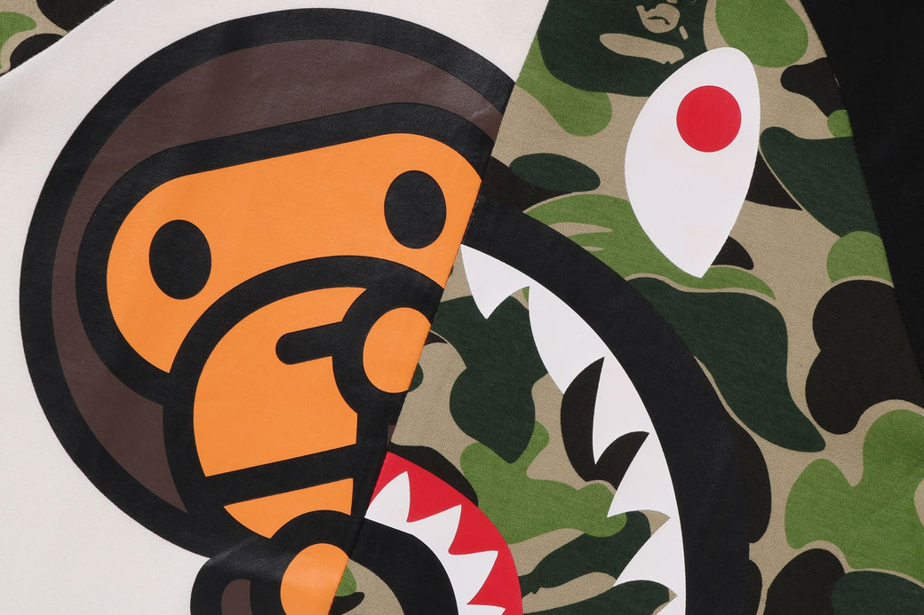 ABC CAMO SHARK MILO TEE | bape.com