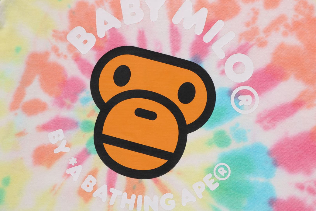 BABY MILO TIE DYE TEE | bape.com