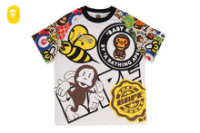 BAPE MILO ASSORTED PRINT TEE