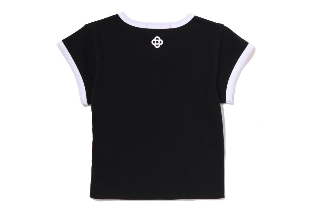 BABY LISA COLLEGE CROPPED TEE | bape.com