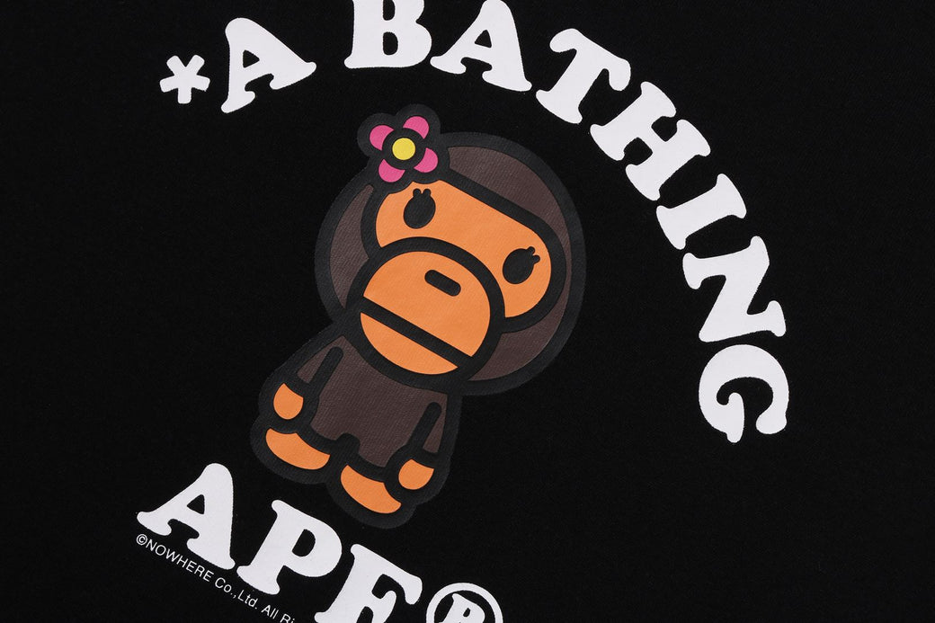 BABY LISA COLLEGE CROPPED TEE | bape.com