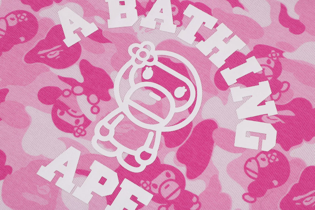 BABY LISA ABC CAMO COLLEGE MINI TEE | bape.com