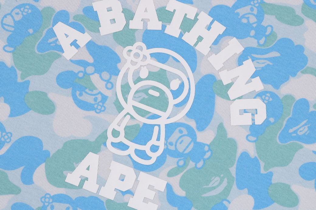 BABY LISA ABC CAMO COLLEGE MINI TEE | bape.com