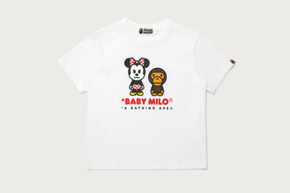 【 BAPE X DISNEY 】MINNIE MOUSE BABY MILO MINI TEE