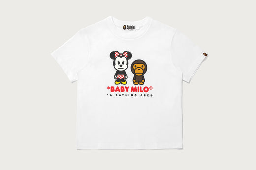【 BAPE X DISNEY 】MINNIE MOUSE BABY MILO MINI TEE