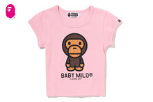 BABY MILO CRYSTAL STONE CROPPED TEE