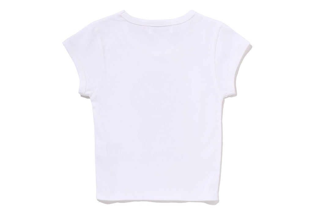 BABY MILO CRYSTAL STONE CROPPED TEE | bape.com