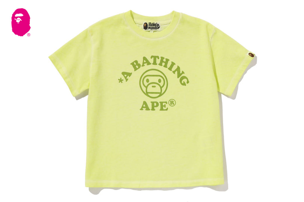 BABY MILO BLEACH DYE MINI TEE | bape.com