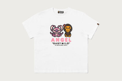 【BAPE X DISNEY】 ANGEL AND BABY MILO MINI TEE