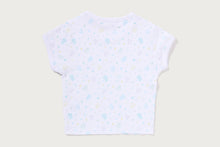 LISA MILO STA PATTERN ONE POINT CROPPED TEE